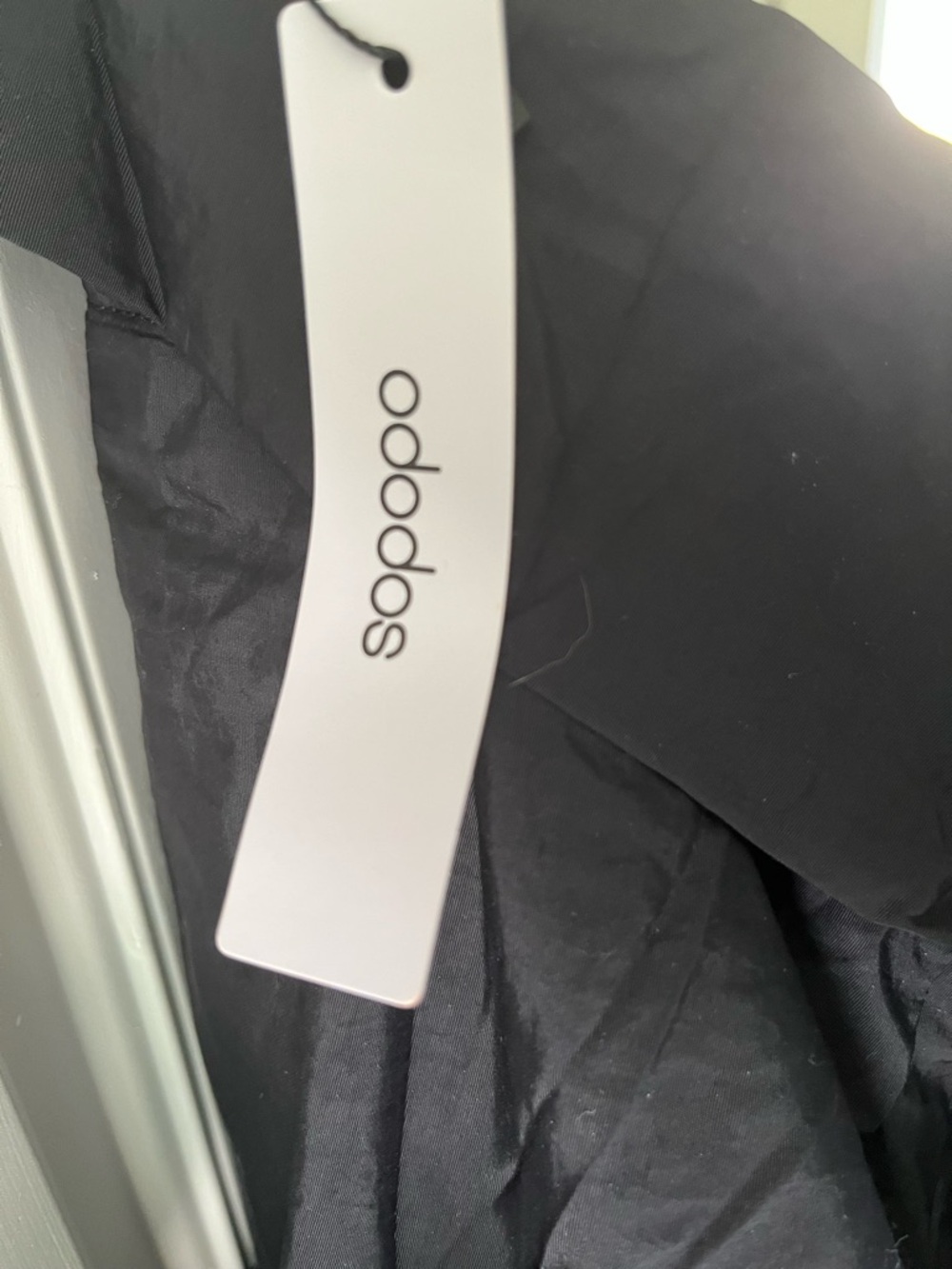 NWT!!! Ododos Black Tote Bag - Unbranded Chic Everyday Carry - Picture 5 of 5